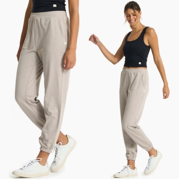 Vuori Boyfriend Sweatpants Jogger Pants Oyster - Picture 6 of 6